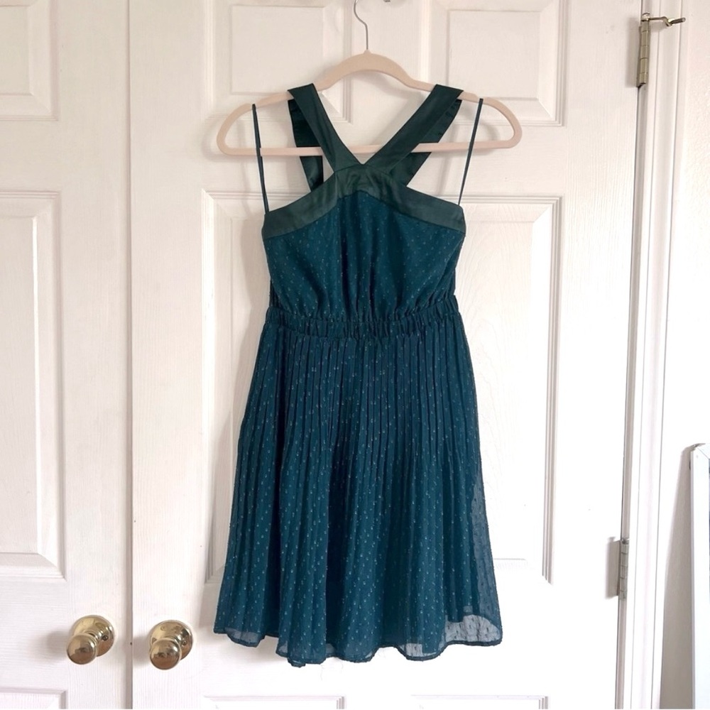 Halter Textured Mini Dress with Pockets from Paraella